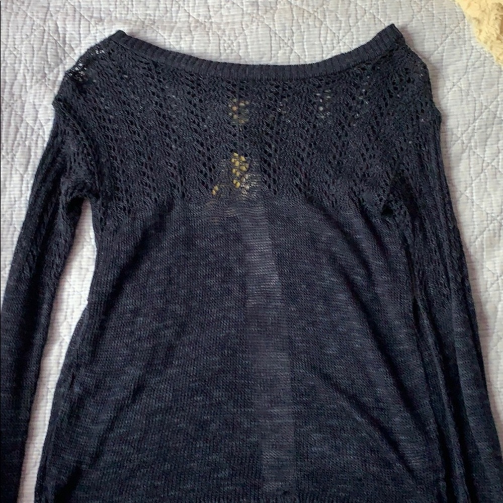 Sweet N Sinful Open back Sweater